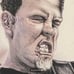 Metallica's James Hetfield Art Piece.