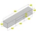 DECOHAUS - Wall Mounted TV Stand for TVs up to 80\