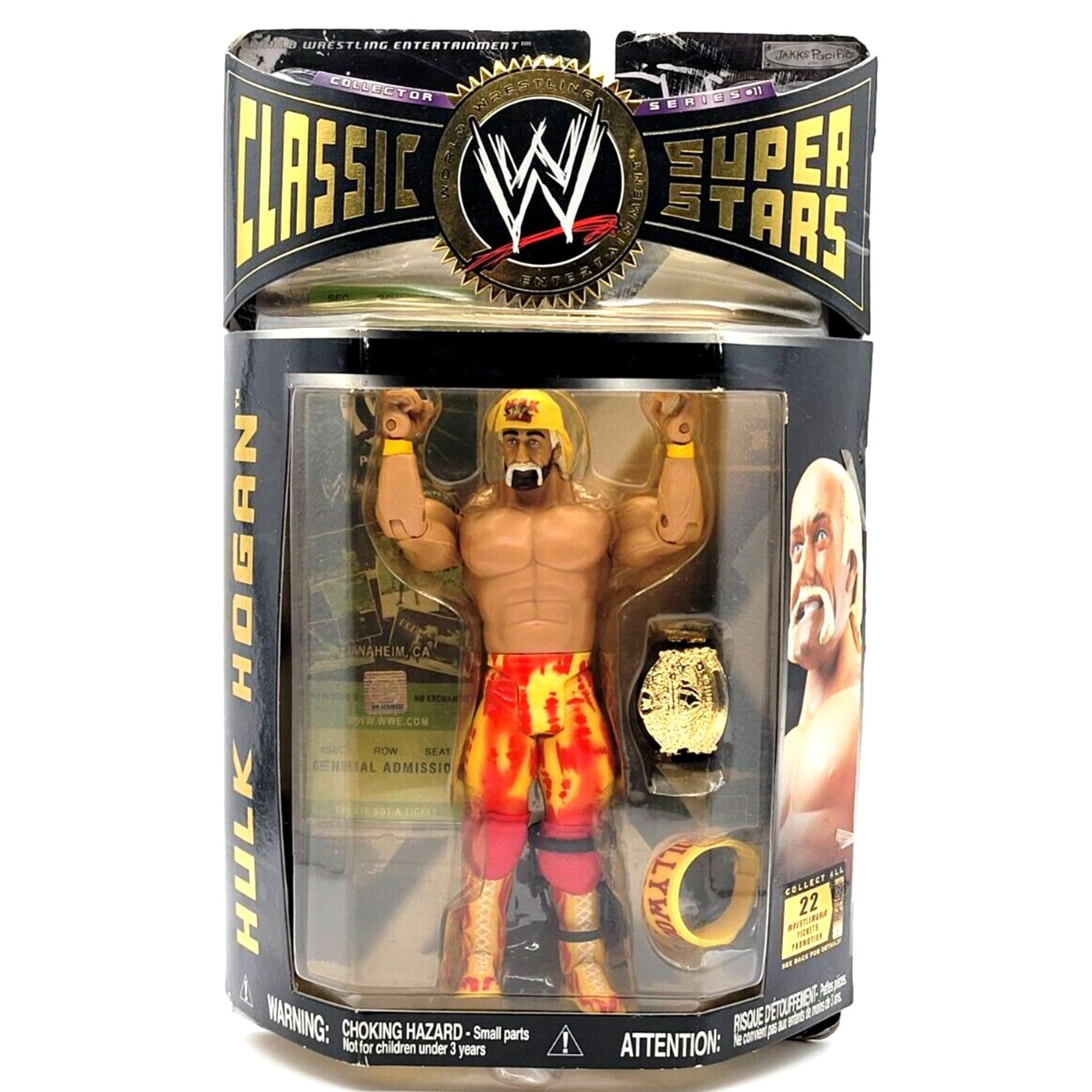 HULK HOGAN CLASSIC SUPERSTARS SEALED ACTION FIGURE SERIES 11 WCW WWF - WWE