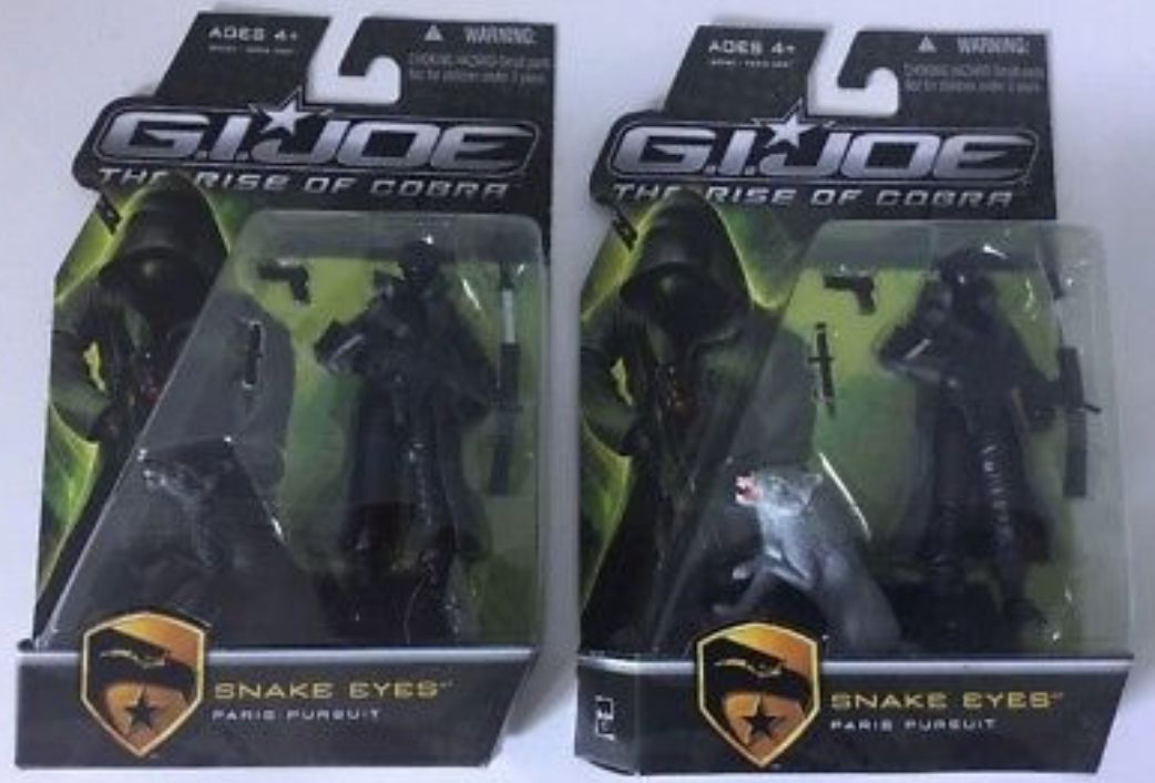 G.I.Joe Snake Eyes w Timber Variant's