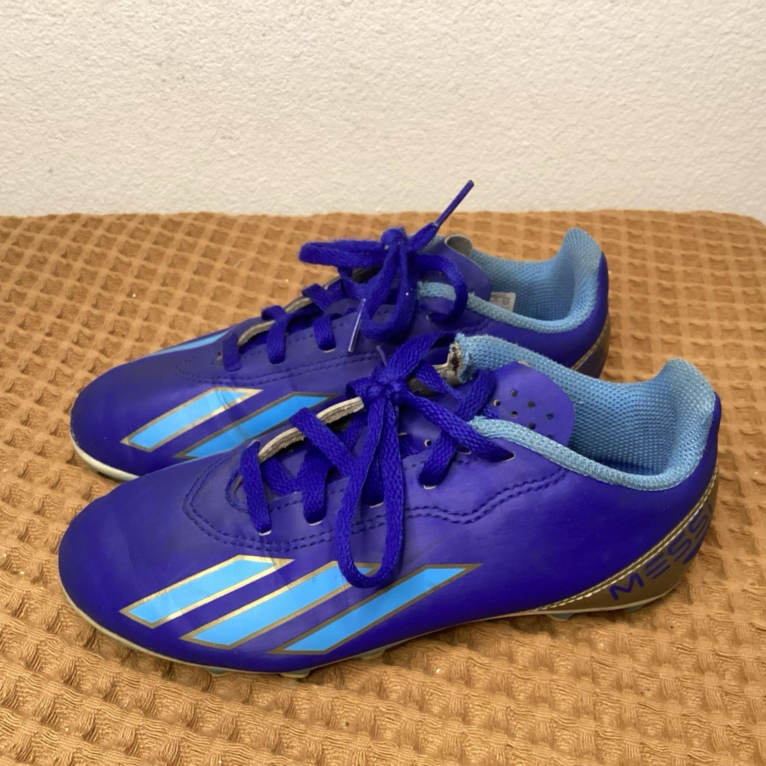 Adidas ID0720 Youth's X Crazyfast Club FG J MESSI Kids Sz 1 Soccer Cleats