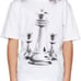 032c Clothing White Chess Graphic T Shirt 6