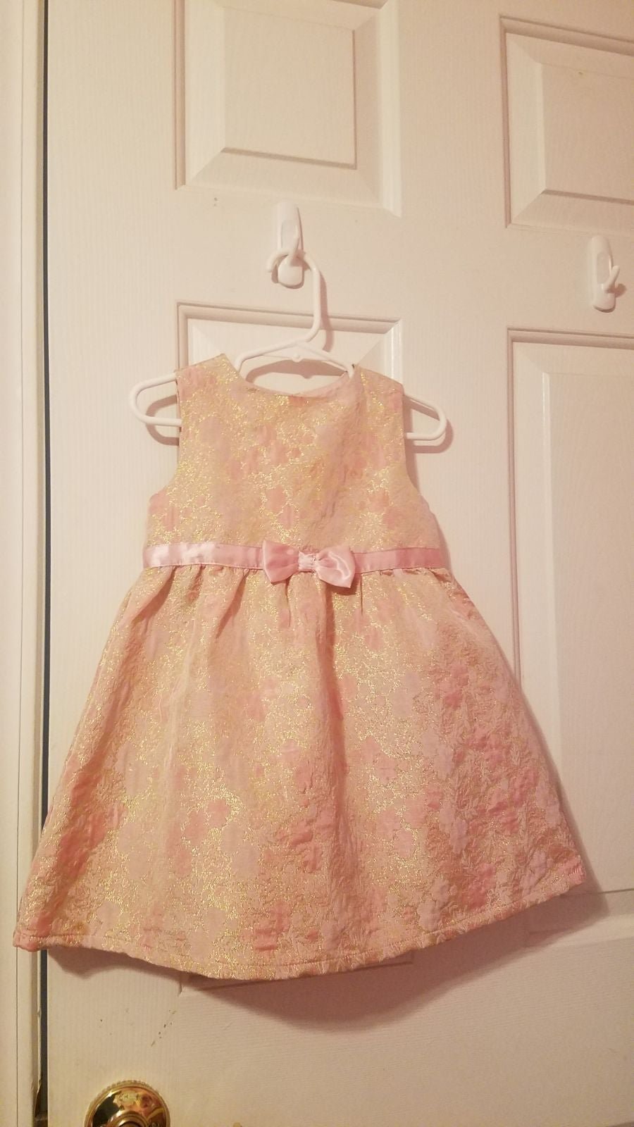 H & M Pink and Gold Dress size 1.5-2 Yea