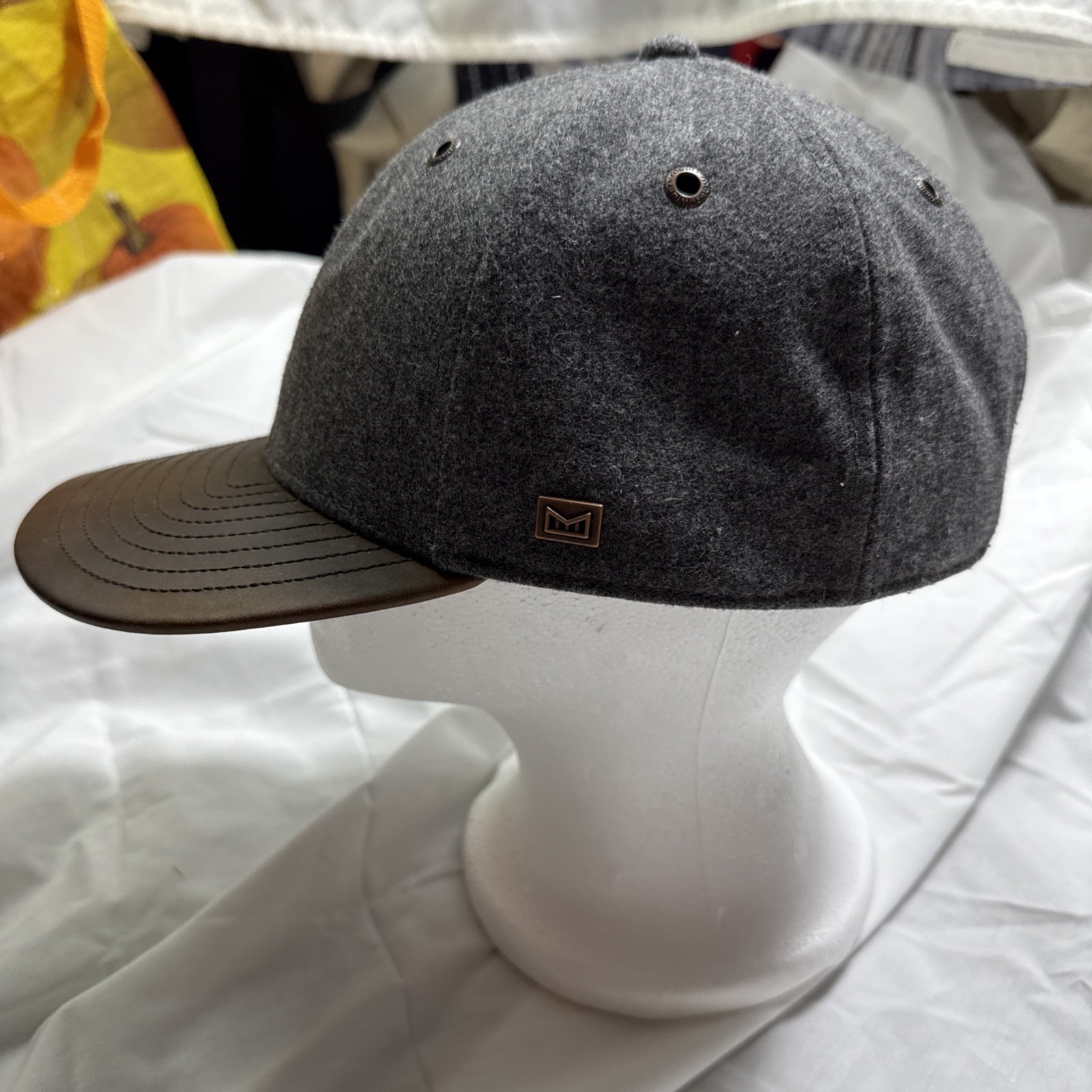 Melin A Game Scout Thermal Merino Wool Strapback Hat Heather Gray Classic S-XL