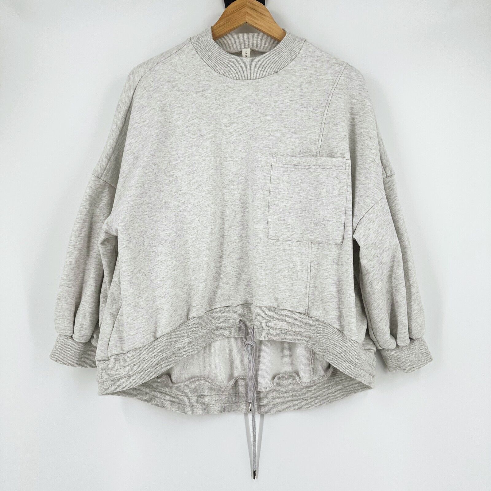 NAP Loungwear Womens Boxy Sweatshirt XXL Athleisure Sporty Comfort Drop Shoulder