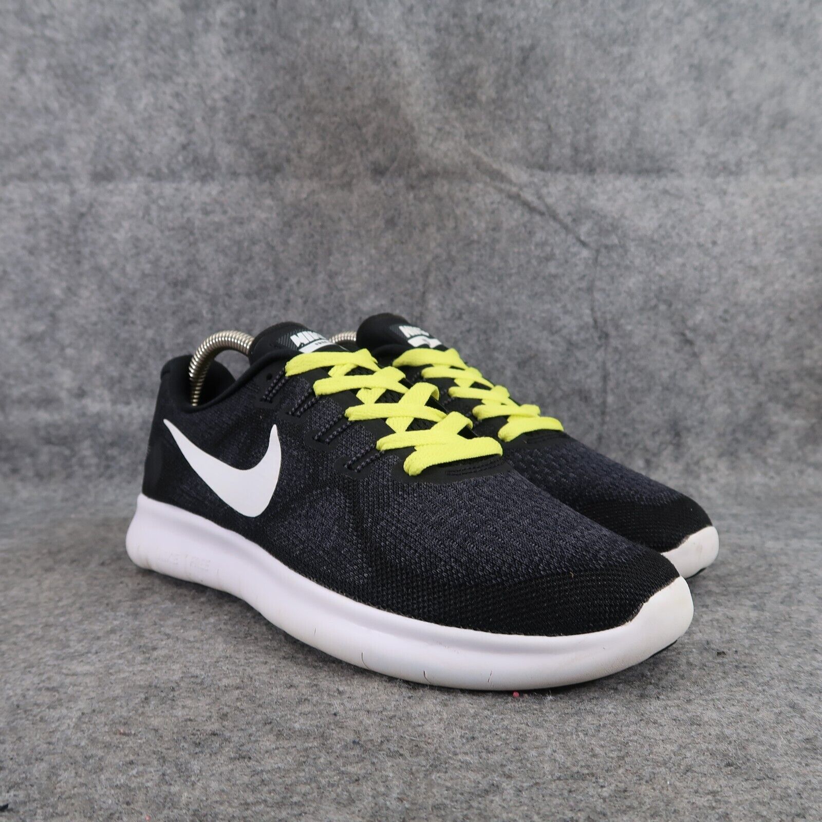 Nike Shoes Womens 8 Athletic Trainers Free RN Running Active Comfort Black Grey