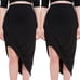 Eloquii Faux Wrap Asymmetrical Jersey Skirt