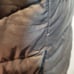 Lole size s black puffer vest filled with down small flaw