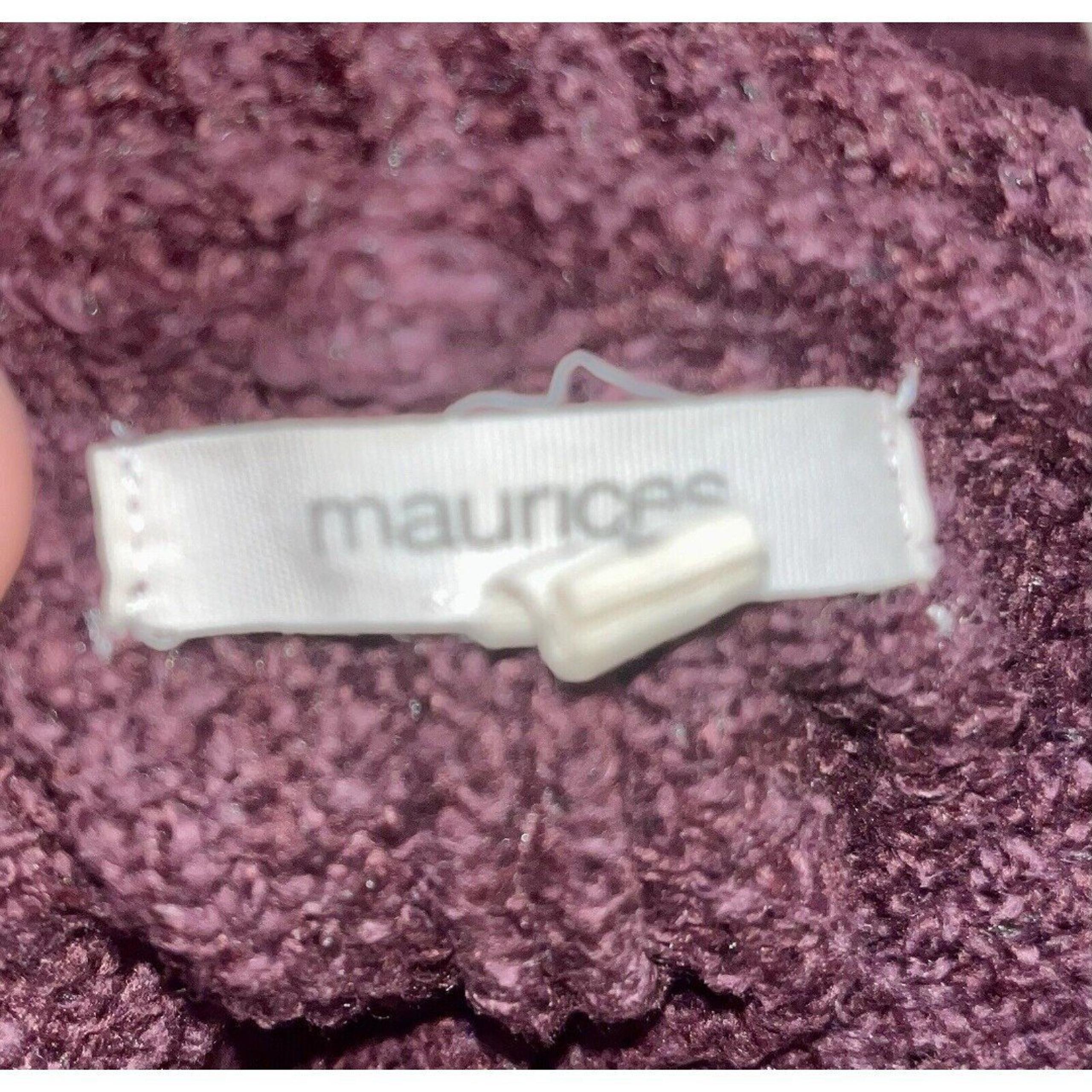 Maurices Womens Sweater Burgundy Cowl Neck Ribbed Hem Pullover Stretch Small