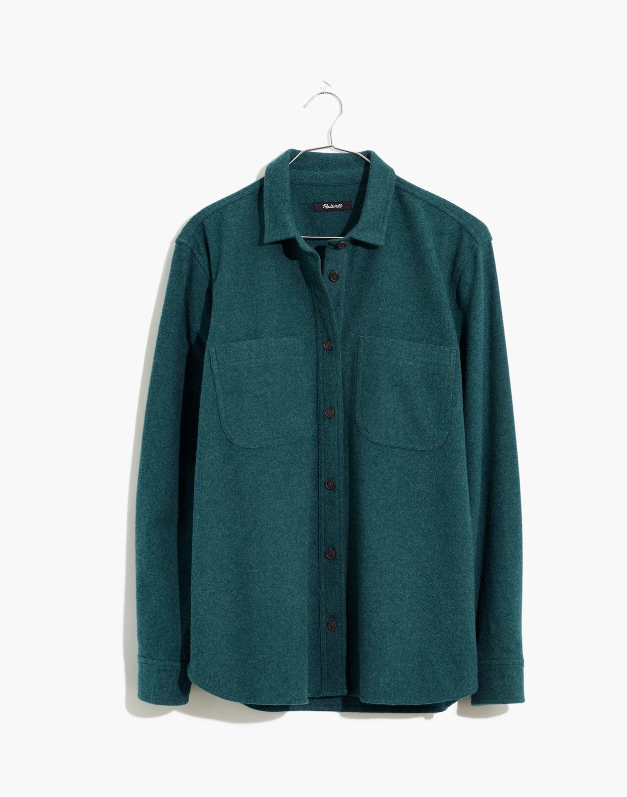 Madewell Flannel Oversized Ex-Boyfriend Swing Shirt