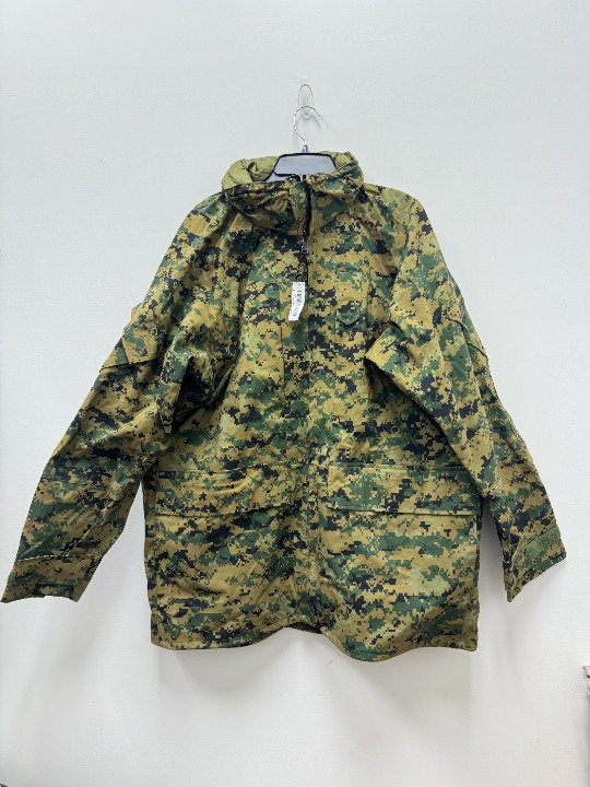 New Genuine Usmc Apecs Gore Tex Digital Marpat Cold Weather Parka - X-Large Long