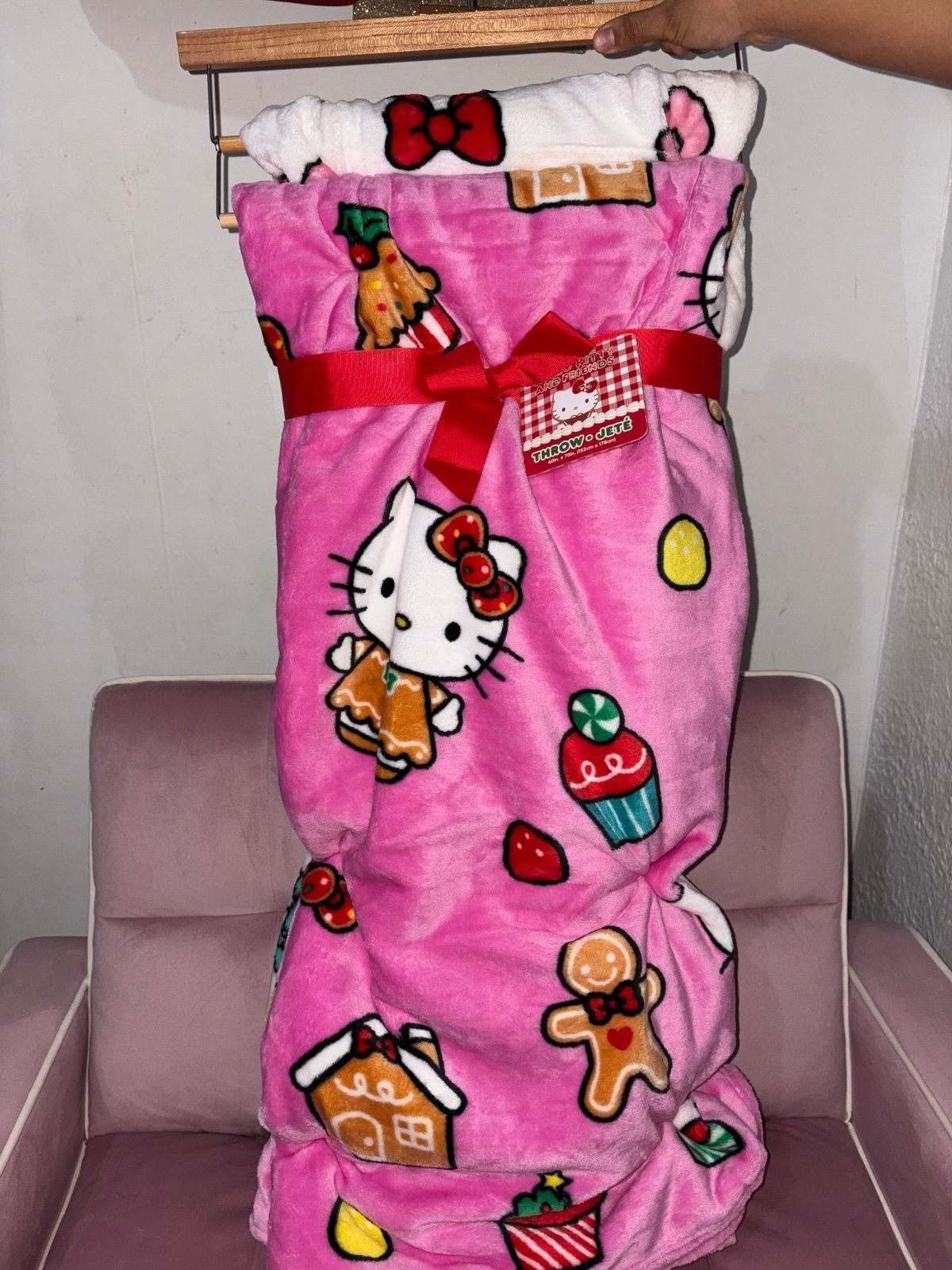 Hello Kitty Christmas Blankets Bundle of 2