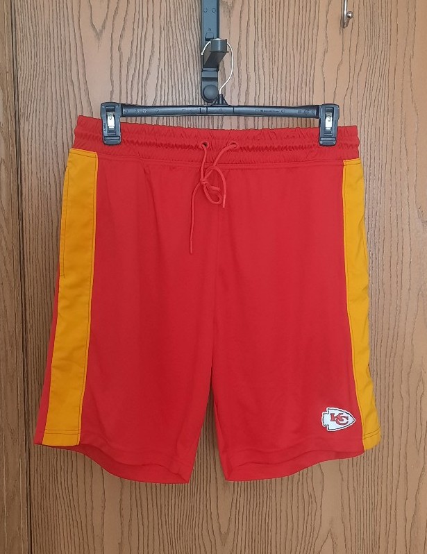 Kansas City Chiefs Mens Red Athletic Shorts Size XL Made By Fanatics