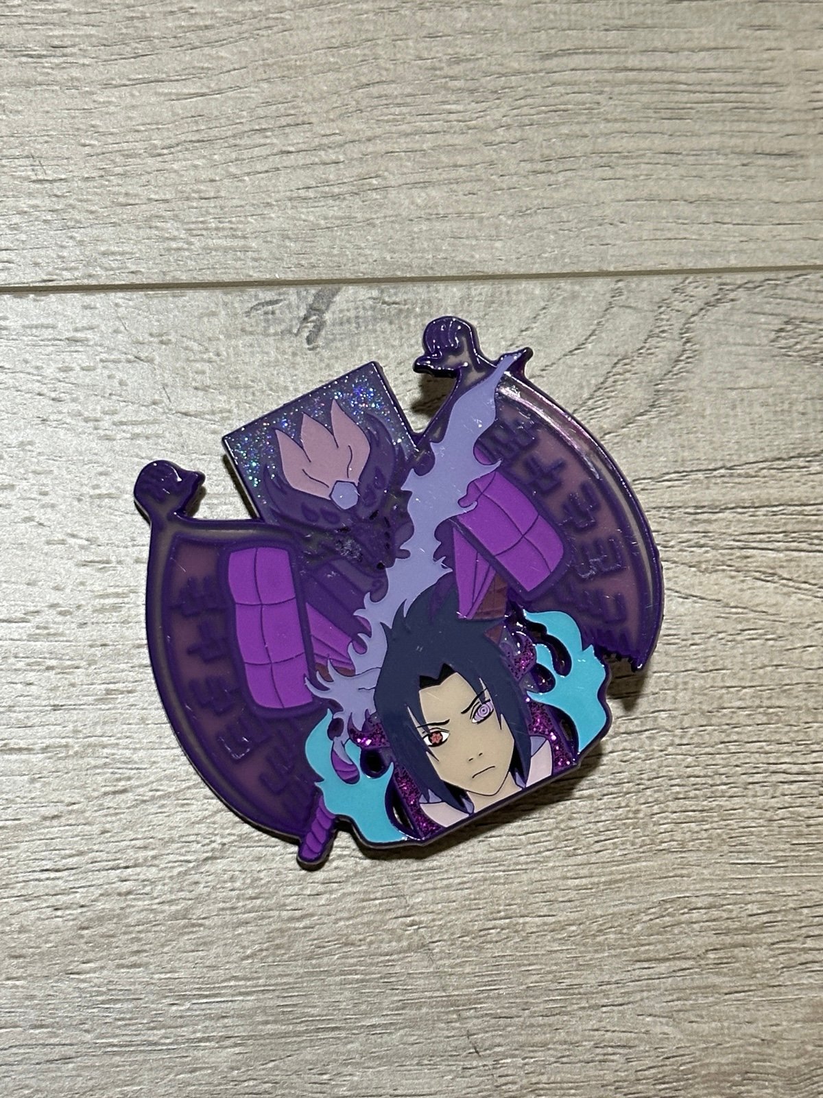 Naruto Shippuden Sasuke Malingmouse symmetry enamel pin