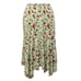 【Excellent Condition】 Le Ciel by Yoshio Inaba Jersey Material Floral Handkerchief Hem Skirt Size 11