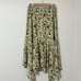 【Excellent Condition】 Le Ciel by Yoshio Inaba Jersey Material Floral Handkerchief Hem Skirt Size 11