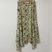 【Excellent Condition】 Le Ciel by Yoshio Inaba Jersey Material Floral Handkerchief Hem Skirt Size 11