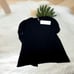 WILDFOX COUTURE GOLD CRESTED WILDFOX LOGO BLACK LONG SLEEVE LIGHTWEIGHT SHIRT XS