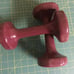 Set of 8 lb dumbbells
