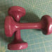 Set of 8 lb dumbbells