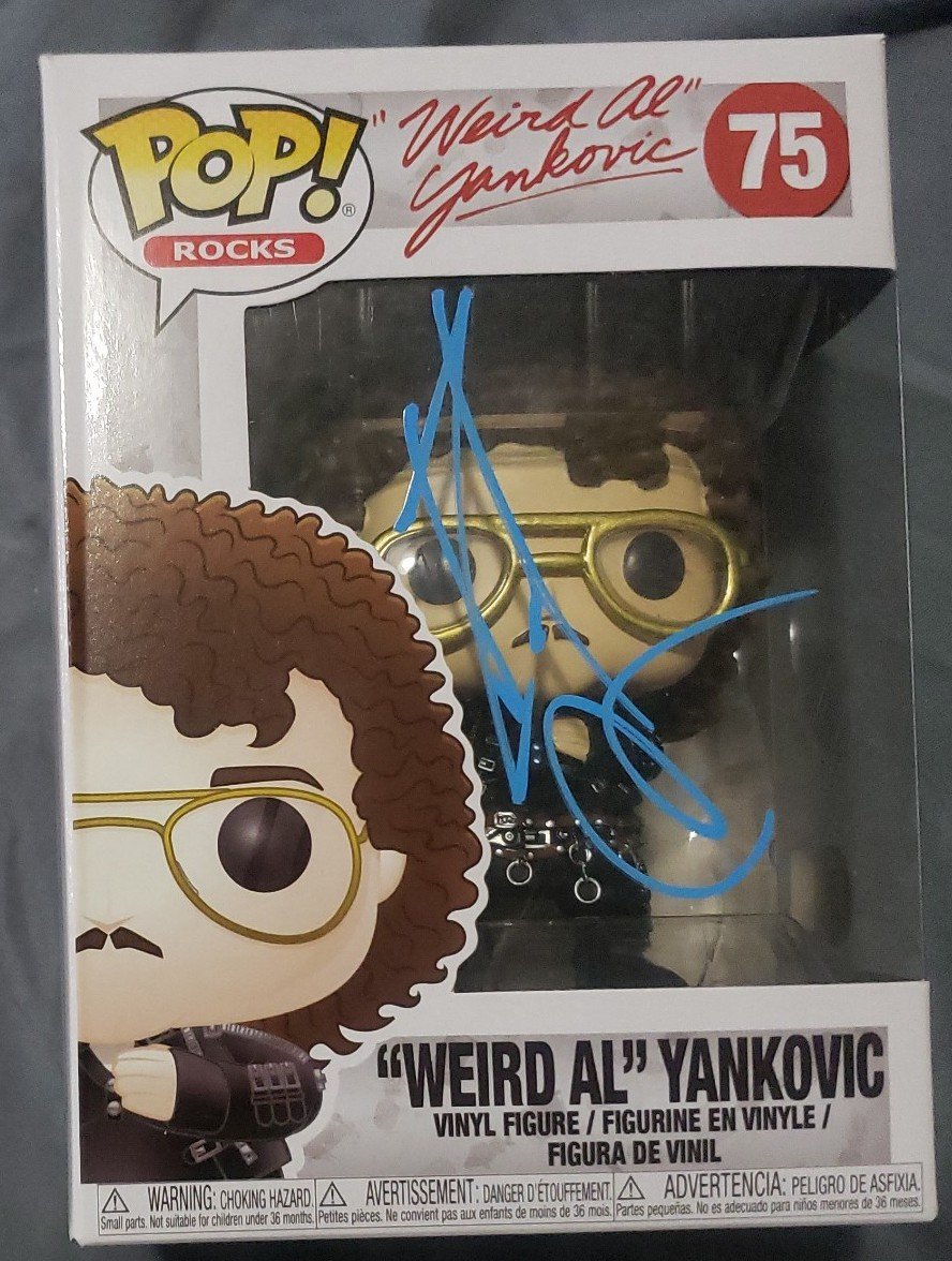 Daniel Radcliffe Signed Weird Al Yankovic Fat Funko POP!
