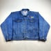 Vintage Country Music Television Jean Jacket Adult XXL Blue Denim Trucker 90s