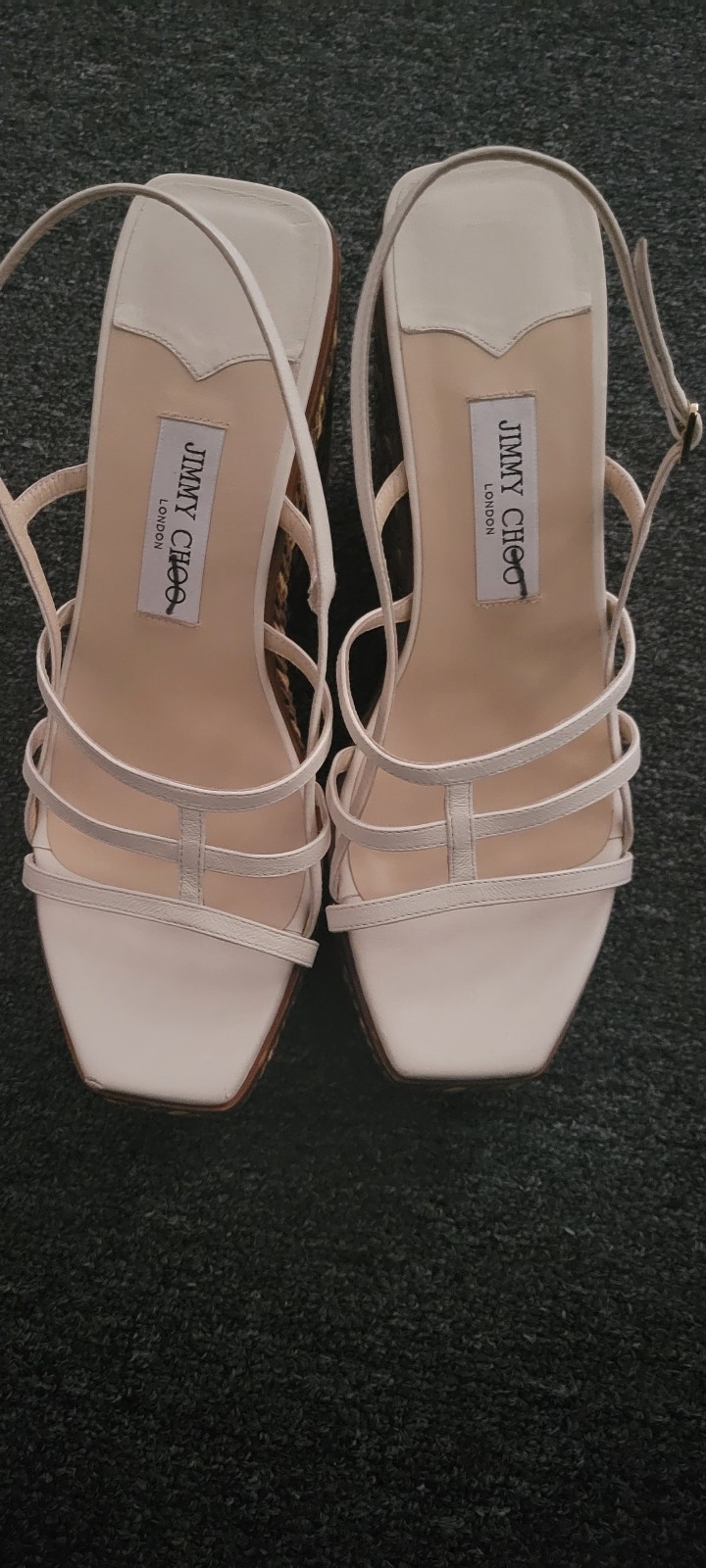Jimmy choo white wedge