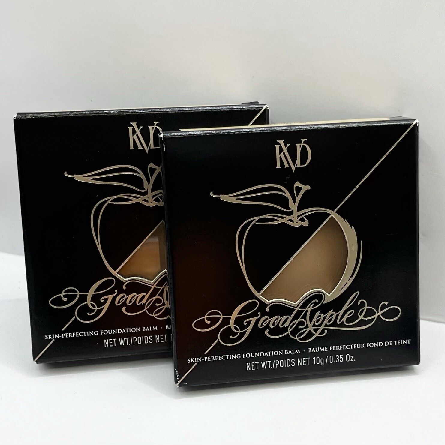 KVD Foundation Balm Good Apple Skin Perfection Medium .35oz Full Size NIB x2