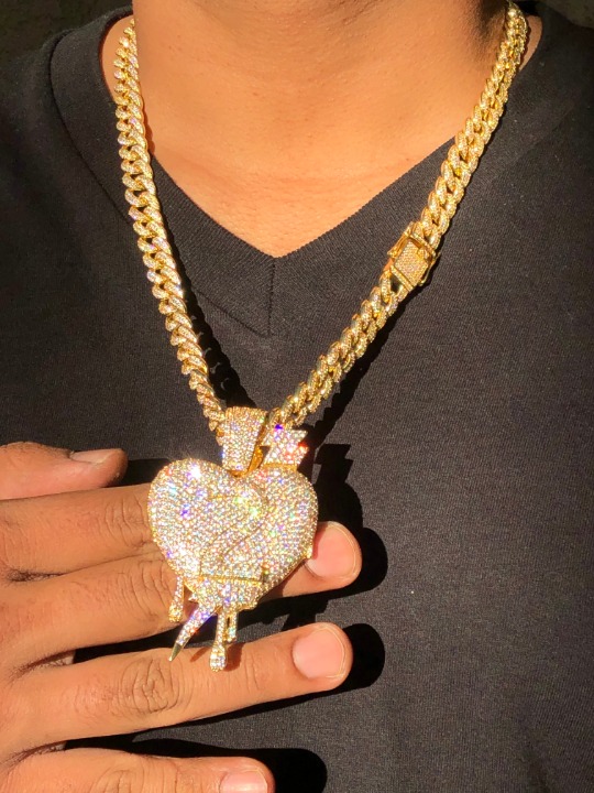 Heart Miami Cuban chain 26