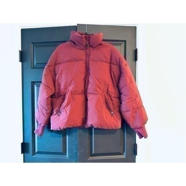 MEROKEETY Women's Winter Long Sleeve Zip Puffer Jacket