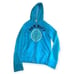 Vintage y2k rhinestones Mossimo Supply Co Blue Full Zip Hoodie Varsity