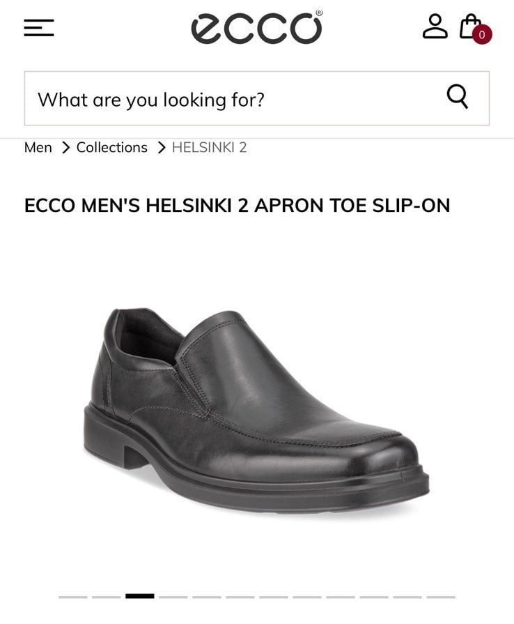 ECCO men’s Helsinki 2 Apron Toe Slip On