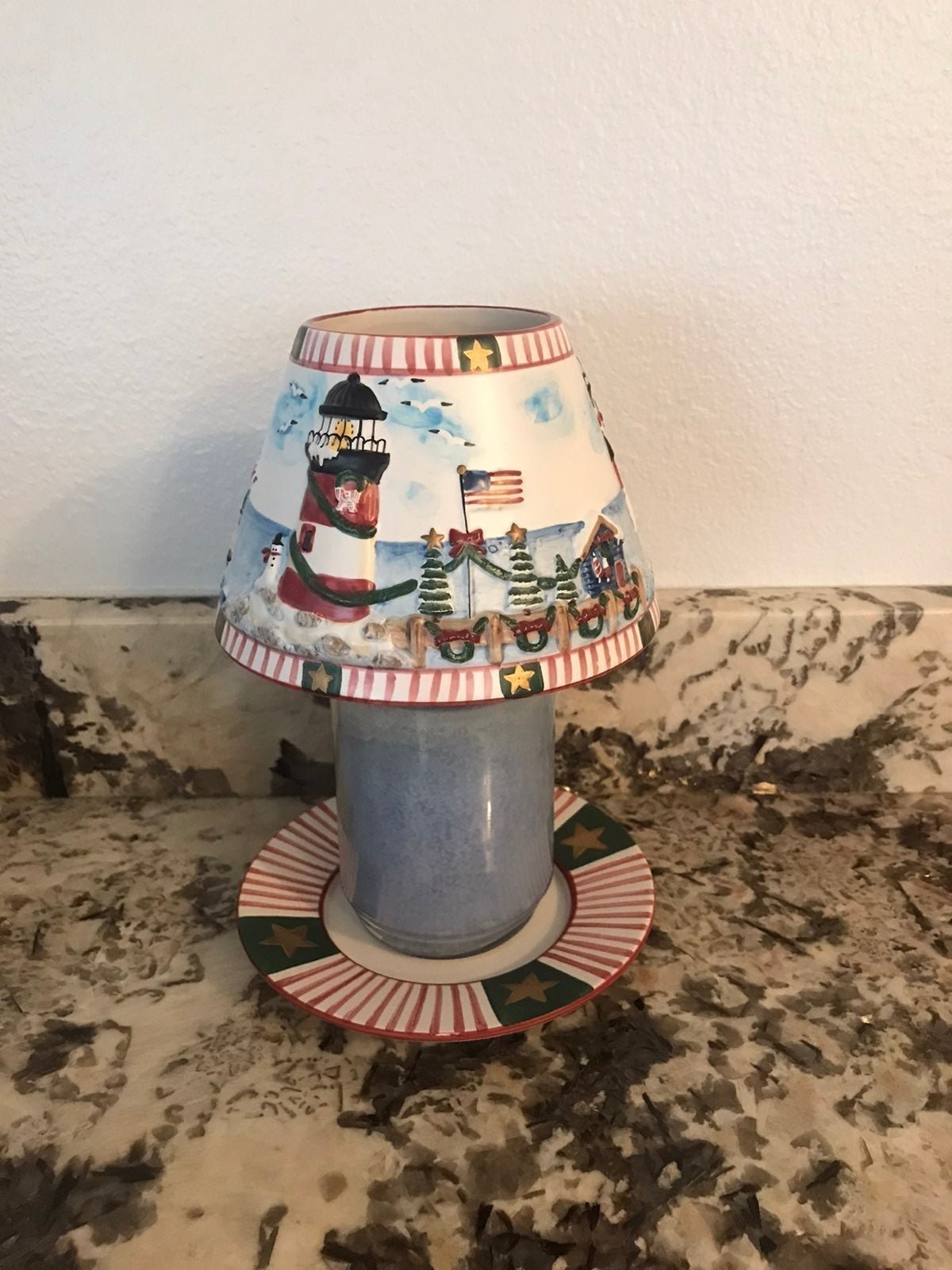 Yankee Candle -Shade & Plate christmas theme