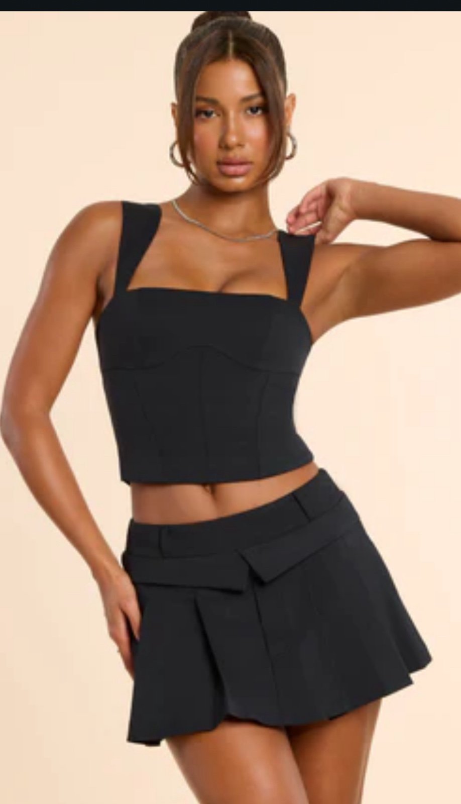 Oh Polly brushed twill set