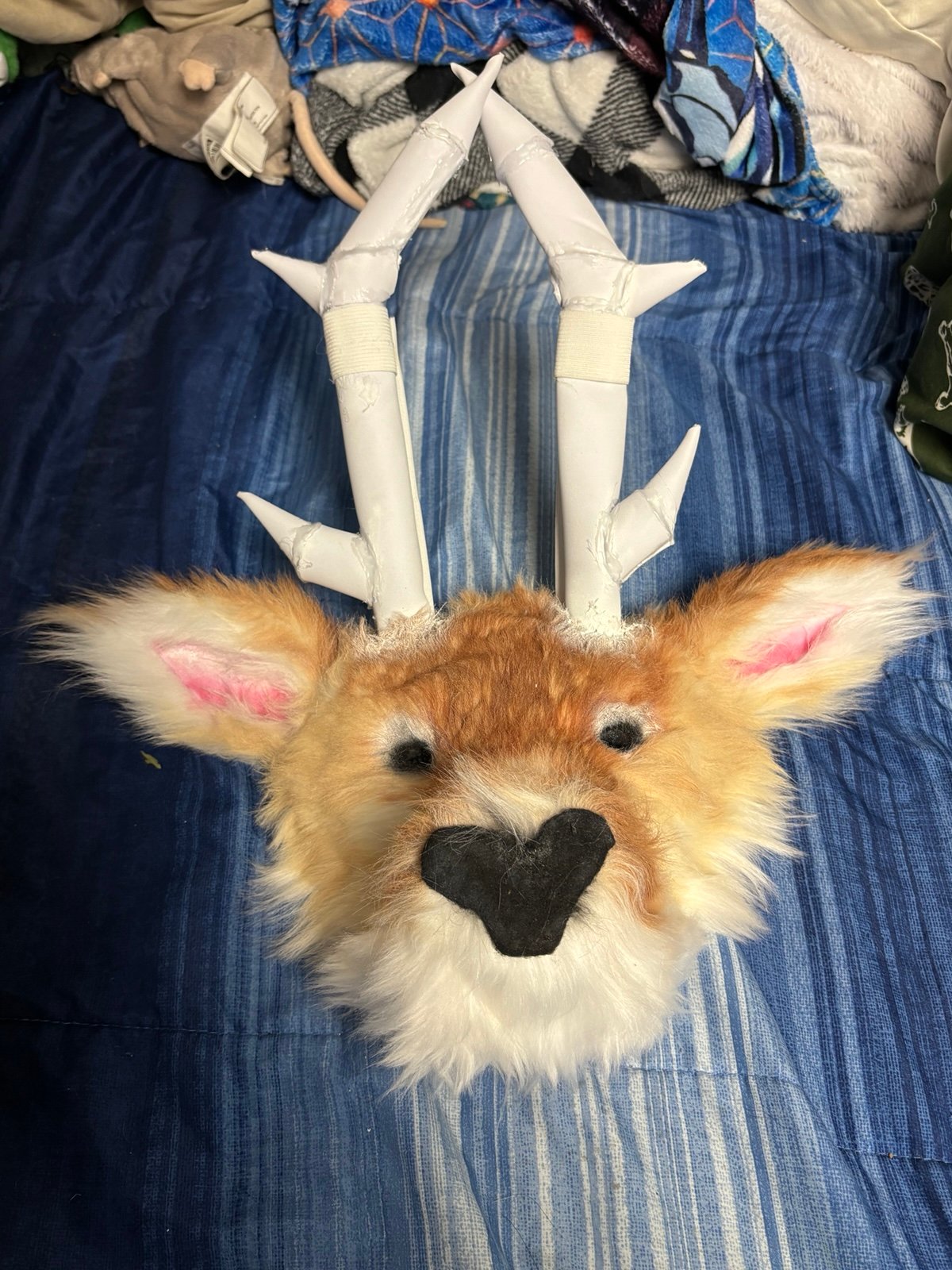 Fully furred HQ deer therian mask