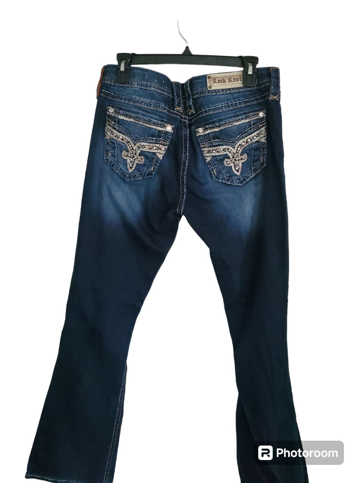Rock Revival Boris Flare Blinged woman's jeans, size 30