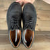 ecco seawalker mens size 47 shoes black leather comfort walking oxfords Pre ow