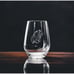 Hippo Stemless Wine Glasses x4 Premium 15 Oz Personalize Animal Wild Gift NEW