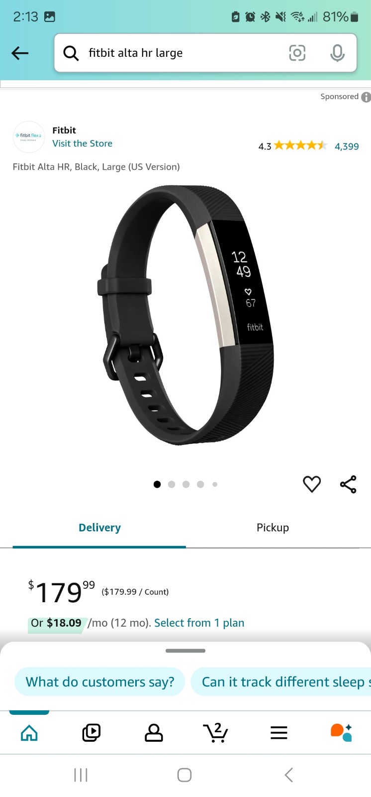 Fitbit Alta HR