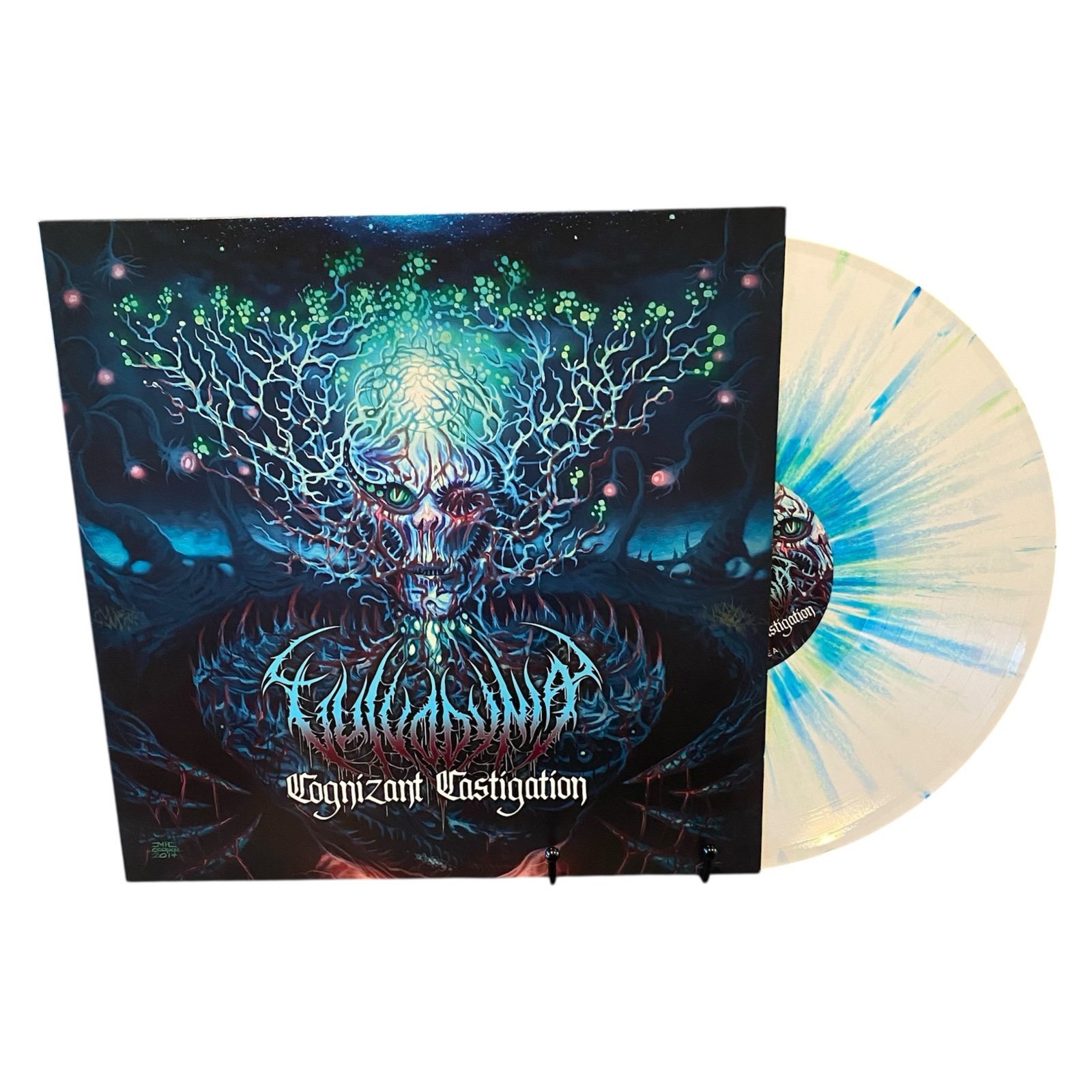 Vulvodynia Cognizant Castigation Album (LP Vinyl White Green Splatter Variant)