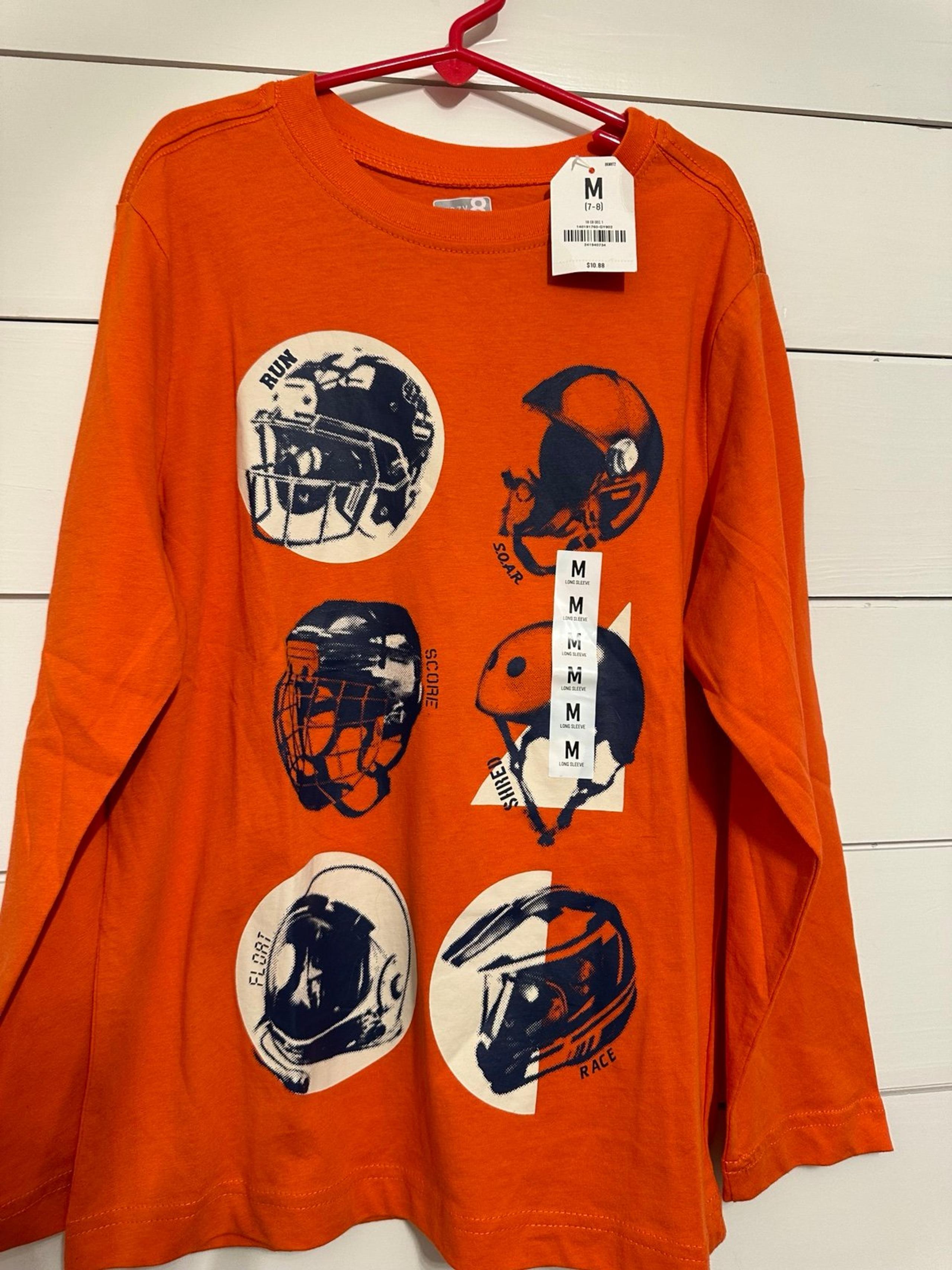 NWT boys long sleeve tshirt, size 7-8