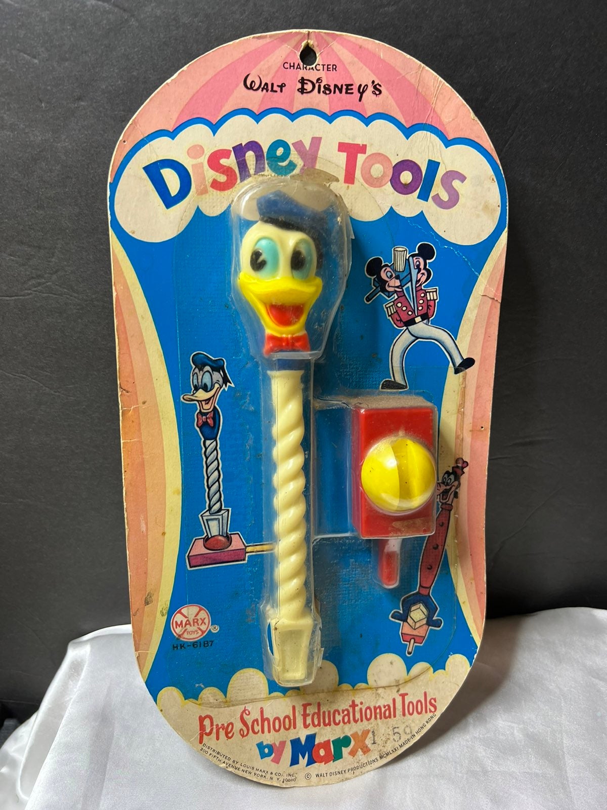 Donald Duck Disney Preschool Educational Tools Marx Sealed Vintage