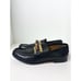 Gucci Bamboo Horsebit Black Leather Loafers, Size 7.5