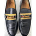 Gucci Bamboo Horsebit Black Leather Loafers, Size 7.5
