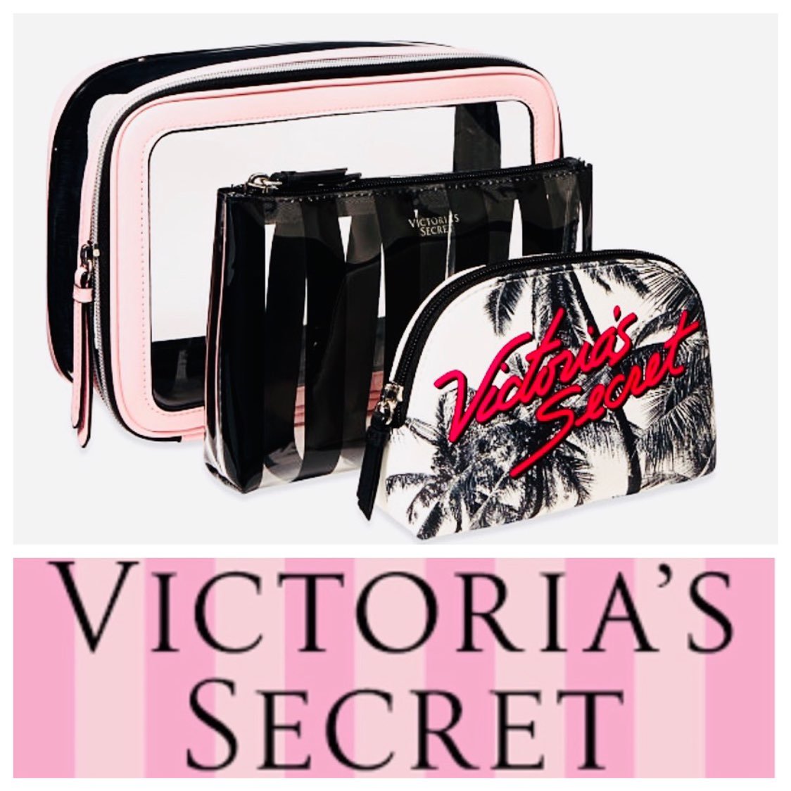 NEW VICTORIA’s SECRET Nested TRIO BAGS
