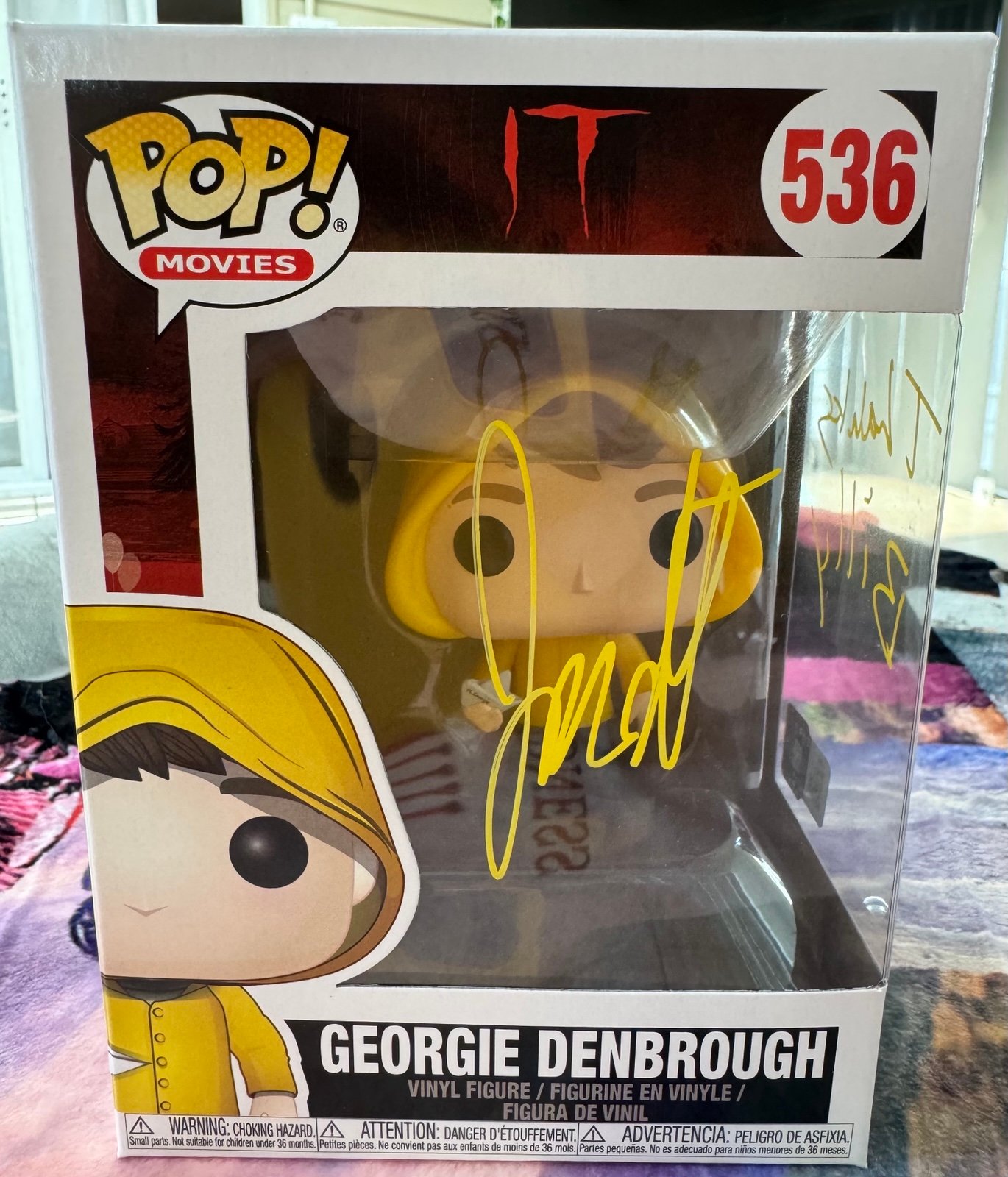 Jackson Robert Scott signed Georgie Funko Pop