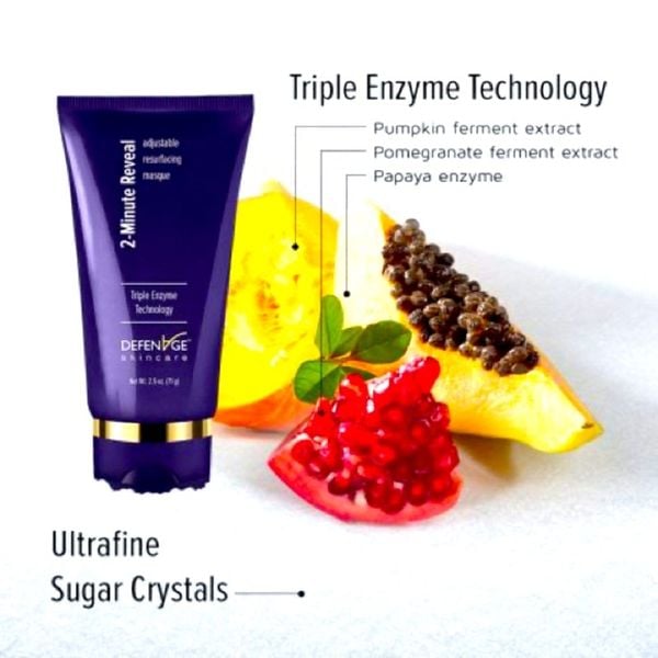 Defenage selling skincare 2-MINUTE REVEAL MASQUE triple enzyme technology brand new seal