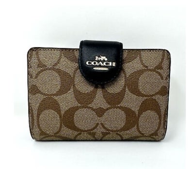 Coach medium corner zip wallet