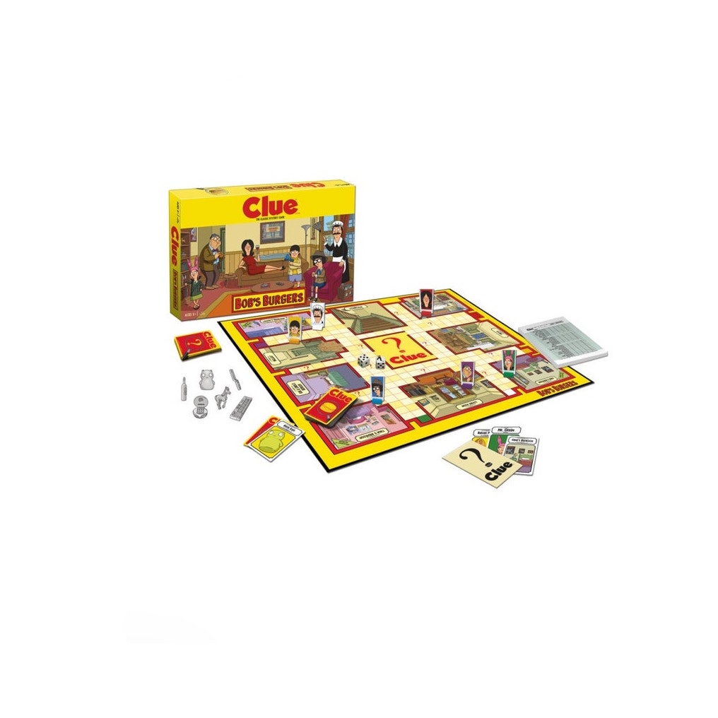 Hasbro CLUE Bob's Burgers Board Game NIP