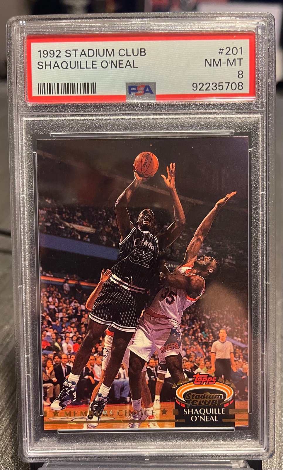 1992 Shaq Rookie card Gem mint 8